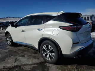 2021 Nissan Murano S with VIN 5N1AZ2ASXMC124346, listed as a Copart auction lot 42160355 with 24,580 mi miles and Salvage Title. Bid and sale history available at carsss.com. Image 2.