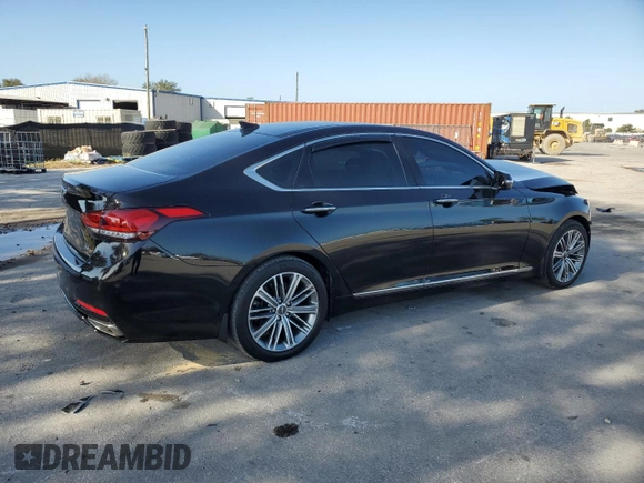 2019 Genesis G80 3.8L with VIN KMTFN4JE5KU309831, listed as a Copart auction lot 78835464 with 35,421 mi miles and Salvage Title. Bid and sale history available at DreamBid. Image 3.
