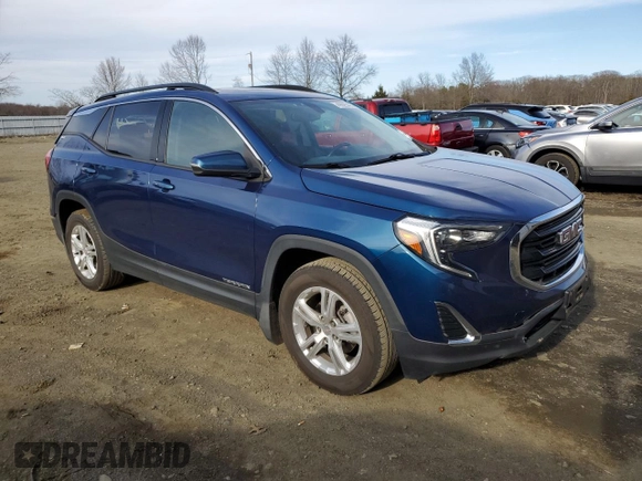 2019 GMC Terrain SLE with VIN 3GKALTEV3KL268794, listed as a Copart auction lot 49925475 with 83,843 mi miles and Salvage Title. Bid and sale history available at DreamBid. Image 4.