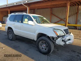 2006 Lexus GX with VIN JTJBT20X260122373, listed as a Copart auction lot 53136495 with 185,332 mi miles and Salvage Title. Bid and sale history available at carsss.com. Image 4.