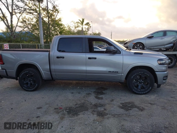 2025 Ram 1500 Big Horn with VIN 1C6RREFG9SN527515, listed as a IAAI auction lot 41952115 with 8,009 mi miles and . Bid and sale history available at DreamBid. Image 14.