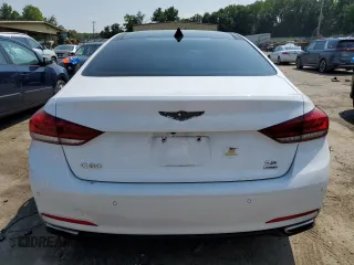 2017 Genesis G80 3.8L with VIN KMHGN4JE1HU211502, listed as a Copart auction lot 64684094 with 70,682 mi miles and Salvage Title. Bid and sale history available at carsss.com. Image 6.