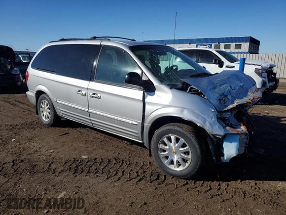 2002 Chrysler Town & Country LXi with VIN 2C4GP54L32R583216, listed as a Copart auction lot 45880365 with 0 mi miles and Salvage Title. Bid and sale history available at carsss.com. Image 4.