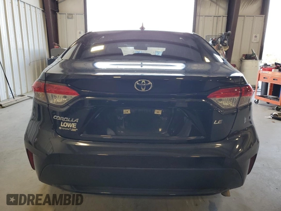 2022 Toyota Corolla LE with VIN 5YFEPMAE0NP391988, listed as a Copart auction lot 45218375 with 56,452 mi miles and Salvage Title. Bid and sale history available at DreamBid. Image 6.