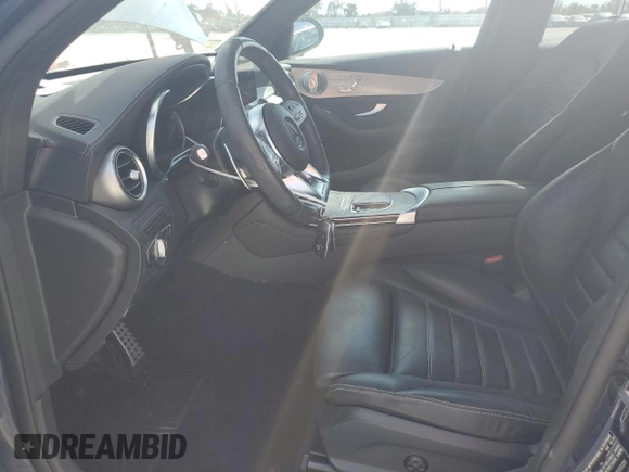 2020 Mercedes-Benz GLC with VIN W1N0G6EB0LF801501, listed as a Copart auction lot 44232655 with 382 mi miles and Salvage Title. Bid and sale history available at carsss.com. Image 7.