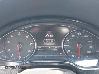 2016 Audi A8 L 4.0T Sport with VIN WAU43AFD1GN022253, listed as a IAAI auction lot 41858053 with 219,517 mi miles. Bid and sale history available at carsss.com. Image 7.