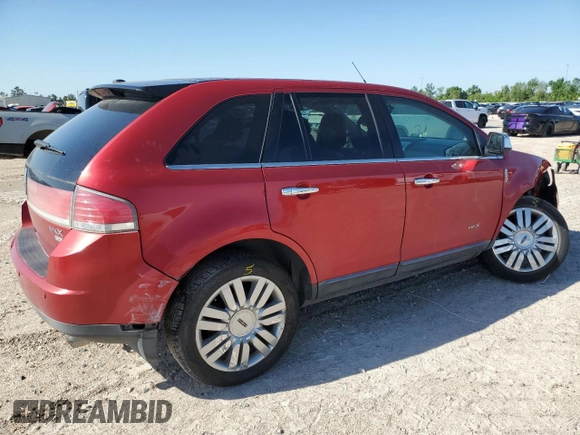 2010 Lincoln MKX with VIN 2LMDJ8JC9ABJ21194, listed as a Copart auction lot 52019495 with 0 mi miles and Salvage Title. Bid and sale history available at carsss.com. Image 3.