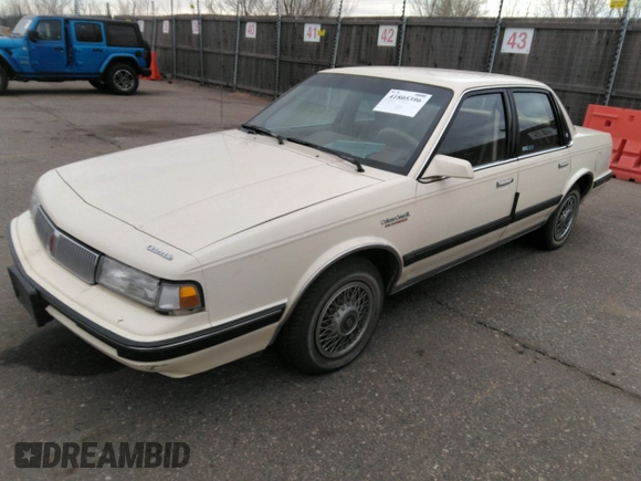 1990 Oldsmobile Cutlass Ciera with VIN 1G3AM54N4L6331841, listed as a IAAI auction lot 41805396 with 145,041 mi miles and . Bid and sale history available at DreamBid. Image 2.