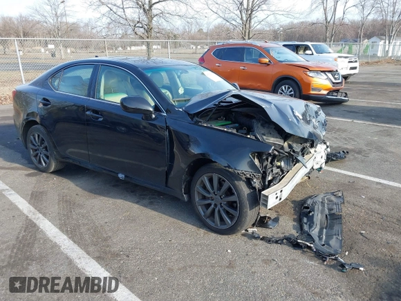 2008 Lexus IS 250 with VIN JTHCK262682026709, listed as a IAAI auction lot 41782718 with 176,815 mi miles. Bid and sale history available at carsss.com. Image 6.
