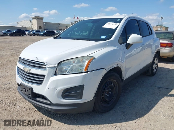 2016 Chevrolet Trax LS z VIN 3GNCJKSB0GL259709, wystawiony jako IAAI lot #42378736 z przebiegiem 114 054 mil mil oraz . Historia ofert i sprzedaży dostępna na DreamBid. Obrazek 2.
