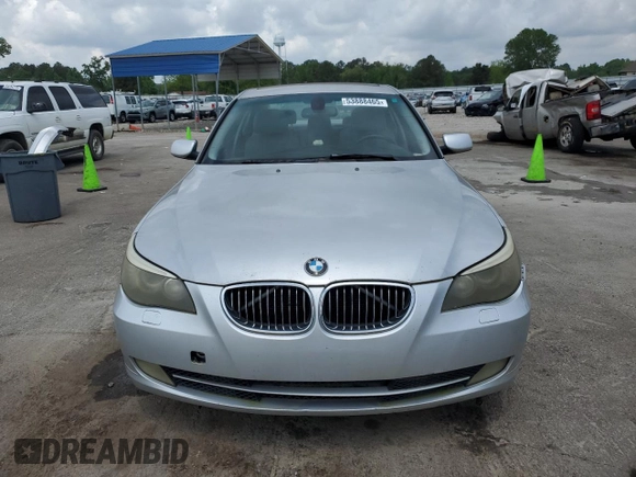 2009 BMW 5 Series 528i with VIN WBANU53599C119141, listed as a Copart auction lot 53888465 with 203,859 mi miles and Clean Title. Bid and sale history available at carsss.com. Image 5.