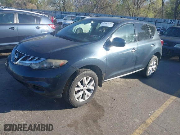 2011 Nissan Murano LE with VIN JN8AZ1MW7BW180502, listed as a IAAI auction lot 42012620 with 169,794 mi miles. Bid and sale history available at carsss.com. Image 2.