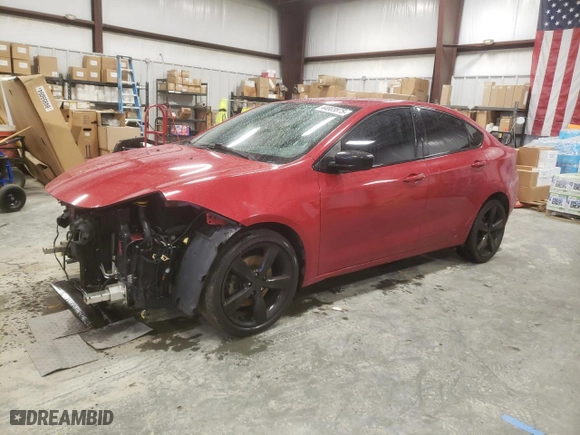 2016 Dodge Dart SXT with VIN 1C3CDFBB7GD609970, listed as a Copart auction lot 44803875 with 143,392 mi miles and Salvage Title. Bid and sale history available at carsss.com. Image 1.