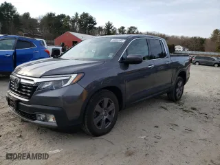 2020 Honda Ridgeline RTL-E with VIN 5FPYK3F72LB003269, listed as a Copart auction lot 49004155 with 34,793 mi miles and Salvage Title. Bid and sale history available at carsss.com. Image 1.