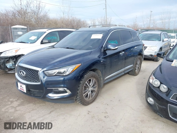 2017 Infiniti QX60 with VIN 5N1DL0MM2HC554832, listed as a IAAI auction lot 41664376 with 109,556 mi miles and . Bid and sale history available at DreamBid. Image 17.