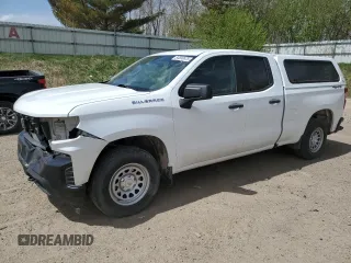2019 Chevrolet Silverado 1500 Work Truck with VIN 1GCRYAEF8KZ356214, listed as a Copart auction lot 54830675 with 221,021 mi miles and Clean Title. Bid and sale history available at DreamBid. Image 1.