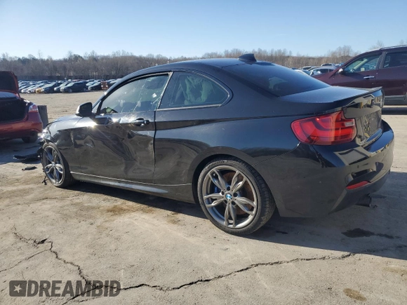 2015 BMW 2 Series M235i xDrive with VIN WBA1J9C58FVX98415, listed as a Copart auction lot 49793655 with 110,169 mi miles and Salvage Title. Bid and sale history available at DreamBid. Image 2.