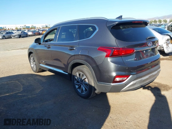 2020 Hyundai Santa Fe SEL w/SULEV with VIN 5NMS33AD7LH184750, listed as a IAAI auction lot 41637769 with 89,166 mi miles. Bid and sale history available at carsss.com. Image 3.