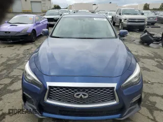 2019 Infiniti Q50 3.0t LUXE with VIN JN1EV7AP9KM515945, listed as a Copart auction lot 43646065 with 66,658 mi miles and Salvage Title. Bid and sale history available at carsss.com. Image 5.