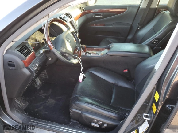 2010 Lexus LS 460 L with VIN JTHGL5EF0A5040890, listed as a Copart auction lot 78080654 with NaN miles and Salvage Title. Bid and sale history available at carsss.com. Image 7.