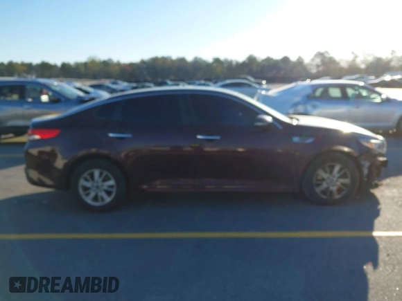 2018 Kia Optima LX with VIN 5XXGT4L34JG187455, listed as a IAAI auction lot 41848130 with 137,250 mi miles and . Bid and sale history available at DreamBid. Image 13.