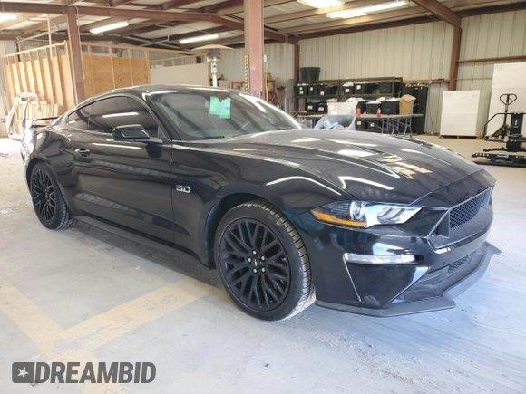 2018 Ford Mustang GT with VIN 1FA6P8CF0J5116524, listed as a Copart auction lot 45569095 with 71,050 mi miles and Salvage Title. Bid and sale history available at carsss.com. Image 4.