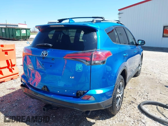 2017 Toyota RAV4 LE with VIN 2T3ZFREV2HW404424, listed as a IAAI auction lot 41862300 with 164,267 mi miles and . Bid and sale history available at carsss.com. Image 4.