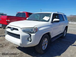2016 Toyota 4Runner SR5 with VIN JTEZU5JR6G5139547, listed as a IAAI auction lot 41759482 with 118,315 mi miles. Bid and sale history available at carsss.com. Image 2.
