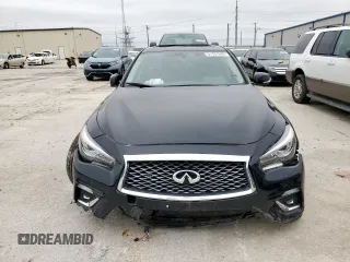 2023 Infiniti Q50 Luxe with VIN JN1EV7BP5PM511106, listed as a Copart auction lot 51761665 with Not Provided miles and Salvage Title. Bid and sale history available at DreamBid. Image 5.