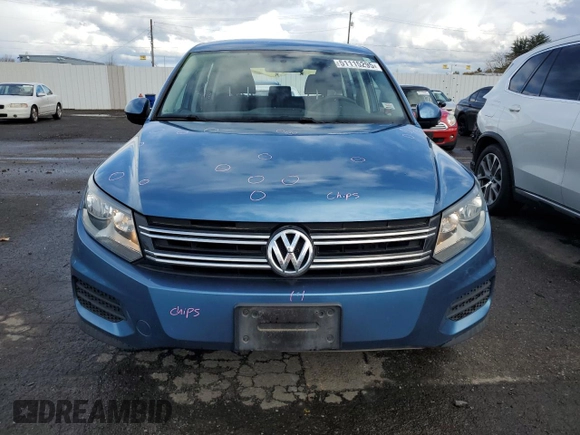 2017 Volkswagen Tiguan S with VIN WVGBV7AX1HK052098, listed as a Copart auction lot 51115295 with 53,906 mi miles and Salvage Title. Bid and sale history available at DreamBid. Image 5.