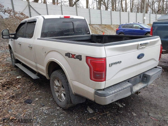 2015 Ford F-150 XLT w/HD Payload Pkg with VIN 1FTFW1EG5FFC28313, listed as a IAAI auction lot 41739787 with 183,192 mi miles. Bid and sale history available at carsss.com. Image 3.