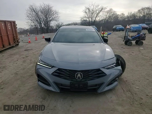 2025 Acura TLX w/A-Spec Package with VIN 19UUB6F56SA000665, listed as a Copart auction lot 45794825 with 2,885 mi miles and Salvage Title. Bid and sale history available at DreamBid. Image 11.