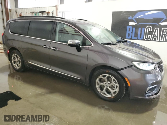 2023 Chrysler Pacifica Limited with VIN 2C4RC1GG8PR535410, listed as a Copart auction lot 60606085 with 74,370 mi miles and Clean title. Bid and sale history available at DreamBid. Image 4.