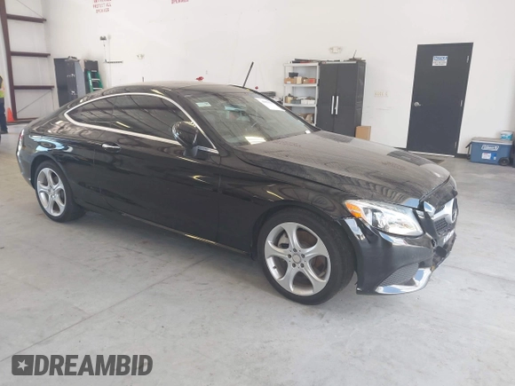 2017 Mercedes-Benz C 300 with VIN WDDWJ4JB6HF357941, listed as a IAAI auction lot 42859210 with 36,529 mi miles and . Bid and sale history available at DreamBid. Image 1.