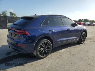 2021 Audi Q8 Premium Plus z VIN WA1EVAF17MD040579, wystawiony jako Copart lot #51805705 z przebiegiem 32 901 mil mil oraz Tytuł czysty. Historia ofert i sprzedaży dostępna na DreamBid. Obrazek 3.