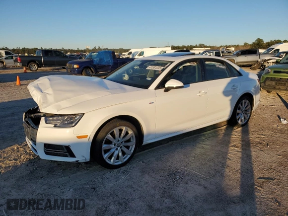 2018 Audi A4 Premium with VIN WAUKMAF47JA216255, listed as a Copart auction lot 41531235 with 79,109 mi miles and Salvage Title. Bid and sale history available at carsss.com. Image 1.