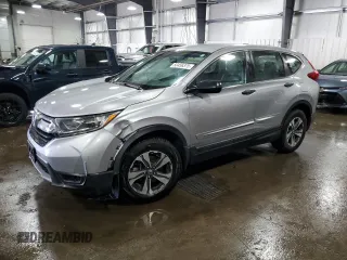 2019 Honda CR-V LX with VIN 2HKRW6H32KH231656, listed as a Copart auction lot 50456375 with 52,030 mi miles and Salvage Title. Bid and sale history available at DreamBid. Image 1.