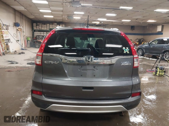 2015 Honda CR-V EX-L with VIN 2HKRM4H75FH604059, listed as a IAAI auction lot 41869535 with 131,848 mi miles. Bid and sale history available at carsss.com. Image 17.