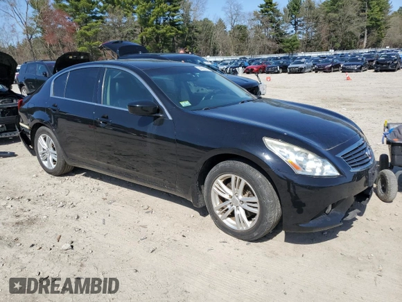 2011 Infiniti G25 Sedan x with VIN JN1DV6ARXBM654084, listed as a Copart auction lot 54392355 with Not Provided miles and Clean Title. Bid and sale history available at carsss.com. Image 4.