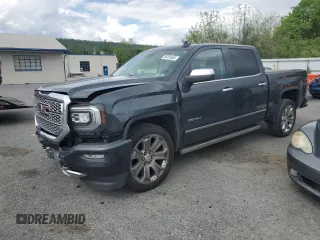 2018 GMC Sierra 1500 Denali z VIN 3GTU2PEJ9JG127252, wystawiony jako Copart lot #56301605 z przebiegiem 105 494 mil mil oraz Szkoda całkowita • Salvage title. Historia ofert i sprzedaży dostępna na DreamBid. Obrazek 1.