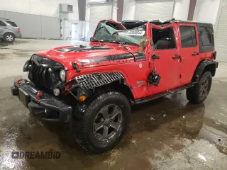 2017 Jeep Wrangler Unlimited Rubicon Recon z VIN 1C4BJWFG9HL678611, wystawiony jako Copart lot #82809044 z przebiegiem 144 152 mil mil oraz Szkoda całkowita • Salvage title. Historia ofert i sprzedaży dostępna na DreamBid. Obrazek 1.