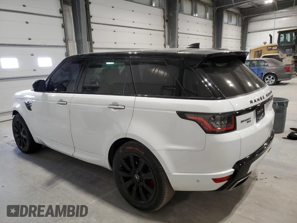2019 Land Rover Range Rover Sport HST with VIN SALWS2SU3KA862151, listed as a Copart auction lot 89407105 with 75,198 mi miles and Salvage title. Bid and sale history available at DreamBid. Image 2.