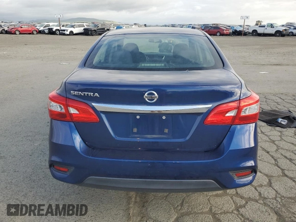 2017 Nissan Sentra S with VIN 3N1AB7AP1HY230136, listed as a Copart auction lot 50943125 with 64,616 mi miles and Salvage Title. Bid and sale history available at carsss.com. Image 6.