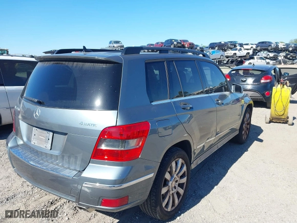 2012 Mercedes-Benz GLK-Class GLK 350 with VIN WDCGG8HB7CF789273, listed as a IAAI auction lot 41865724 with 119,218 mi miles. Bid and sale history available at carsss.com. Image 4.