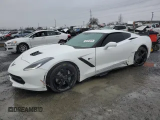 2015 Chevrolet Corvette 2LT with VIN 1G1YC2D78F5125250, listed as a Copart auction lot 46104575 with 39,704 mi miles and Salvage Title. Bid and sale history available at carsss.com. Image 1.