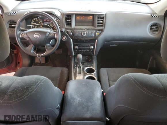 2016 Nissan Pathfinder S with VIN 5N1AR2MNXGC660725, listed as a Copart auction lot 61164915 with 125,134 mi miles and Salvage title. Bid and sale history available at DreamBid. Image 8.
