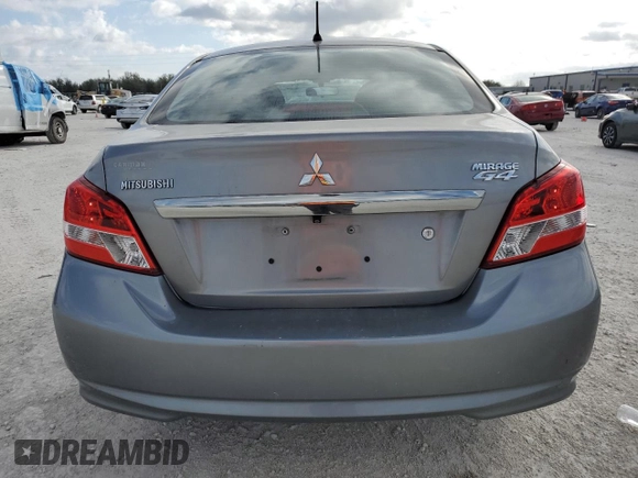 2018 Mitsubishi Mirage G4 ES with VIN ML32F3FJ9JHF06329, listed as a Copart auction lot 45377765 with 53,240 mi miles and Salvage Title. Bid and sale history available at carsss.com. Image 6.
