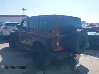 2022 Jeep Wrangler Unlimited High Tide with VIN 1C4HJXDG1NW119356, listed as a IAAI auction lot 41525063 with 18,025 mi miles and . Bid and sale history available at DreamBid. Image 3.