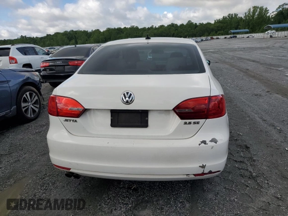 2012 Volkswagen Jetta SE with VIN 3VWDP7AJ4CM335256, listed as a Copart auction lot 57080145 with 228,239 mi miles and Salvage title. Bid and sale history available at DreamBid. Image 6.