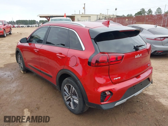 2022 Kia Niro LXS with VIN KNDCB3LC6N5524603, listed as a IAAI auction lot 41371264 with 104,130 mi miles. Bid and sale history available at carsss.com. Image 3.